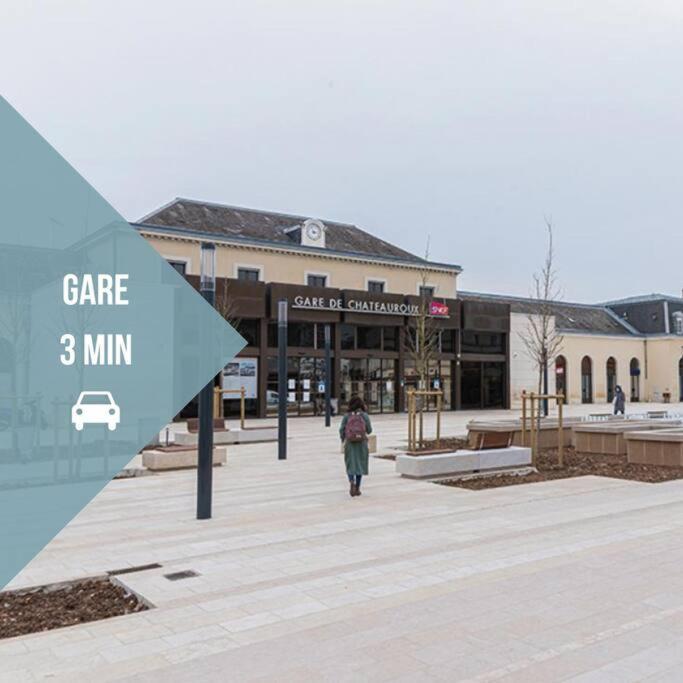 Le Paisible • Garage Privatif • Traversant • Calme Châteauroux Exterior foto
